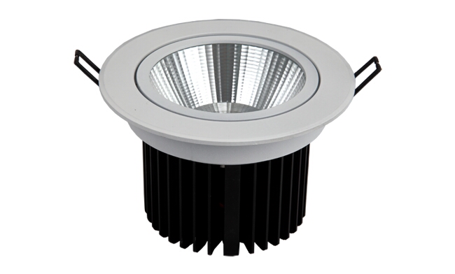 LED 18W嵌燈 COB  可調(diào)角度 開(kāi)孔120mm 黃光白光中性光