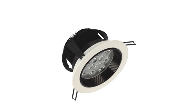 LED  9W車(chē)鋁筒燈開(kāi)孔135mm   黃光/白光/中性光