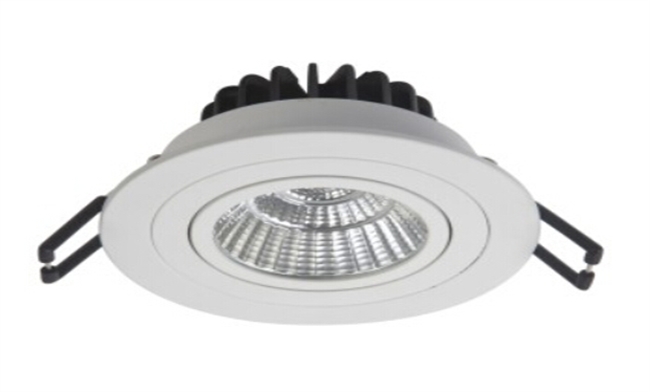 LED 7W COB嵌燈可調(diào)角度 開孔80mm 黃光白光中性光